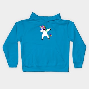 Dabbing Unicorn Kids Hoodie